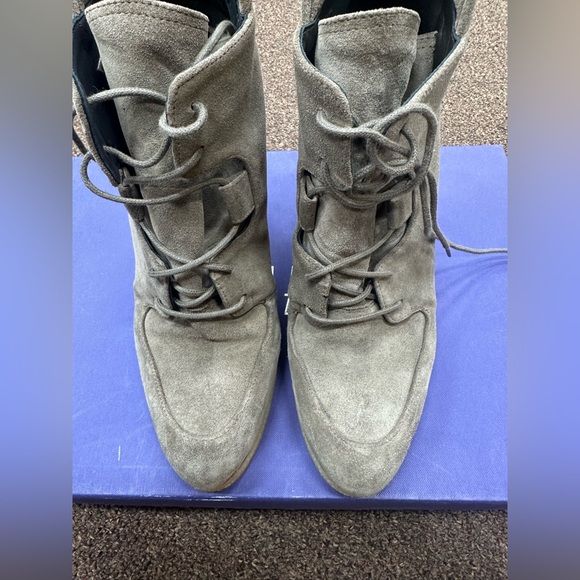 Stuart Weitzman suede wedge booties - Picture 3 of 4